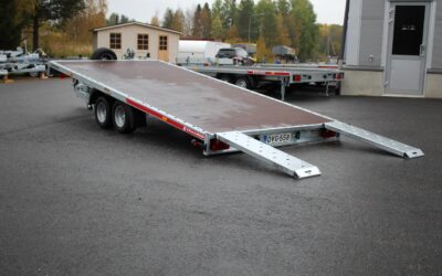 Temared Kippaava lavetti / autotraileri 4,5m x 2,0m 3000kg