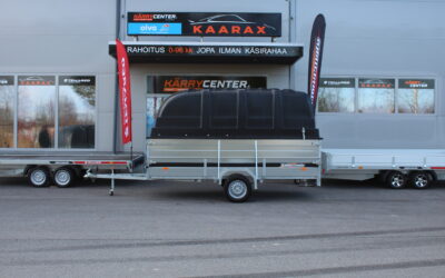 Trailermate 350 x 150 cm 750 kg 1-aks. kuomukärry 76cm laidoilla